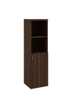 N 4 - 4DN2 kancelářská skříň, 1-dveřová/nika, pravá, 1450x400x400, ořech královský